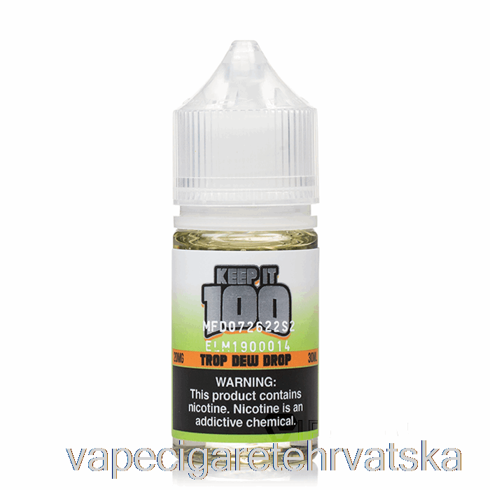 Vape Cigarete Trop Kap Rose - Zadrži 100 Soli - 30 Ml 50 Mg